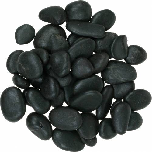 kohteita River Pebbles Natural Black 2-3cm 1kg