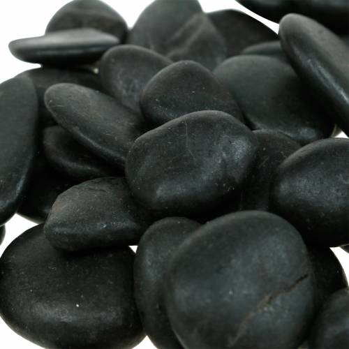 kohteita River Pebbles Natural Black 2-3cm 1kg