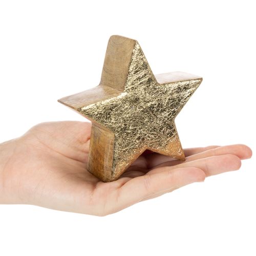 Koristeellinen joulutähtijalusta pöydälle tai hyllylle, 10 cm, 3 kpl | Floristik24.fi