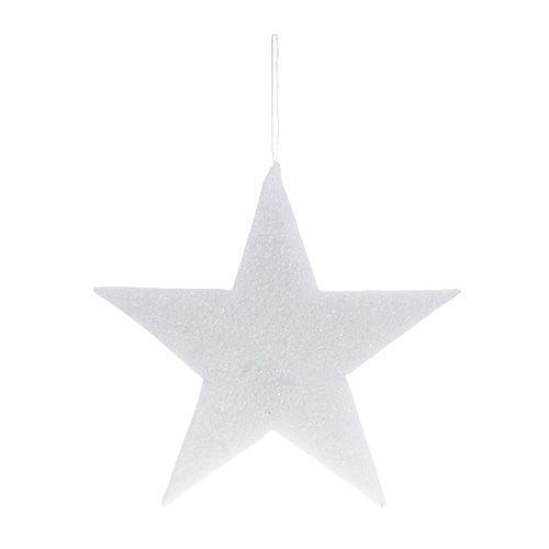 Tähti ripustettava valkoinen 37cm P48cm 1p