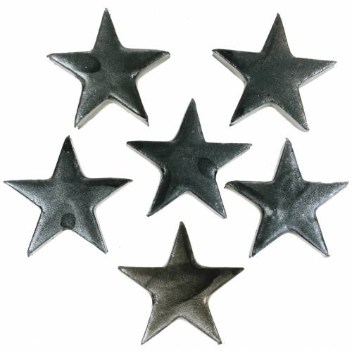 kohteita Deco-tähdet harmaa 4cm 12kpl