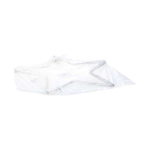 Floristik24 Deco tähti hopea 40cm 4kpl