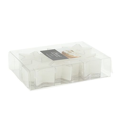 Floristik24 Tähtivalon tuoksu valkoinen 4cm 6kpl