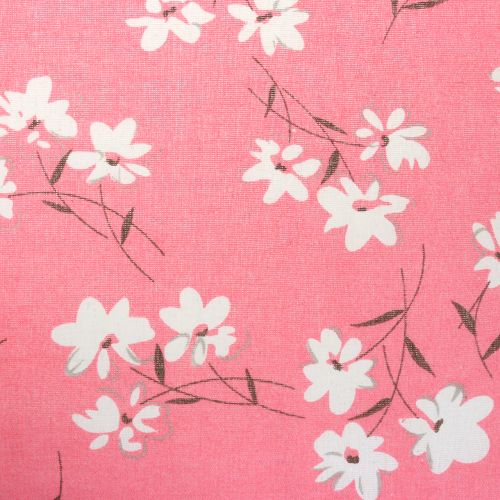 kohteita Koristeelliset kangas kukat vaaleanpunaiset 30cm x 3m