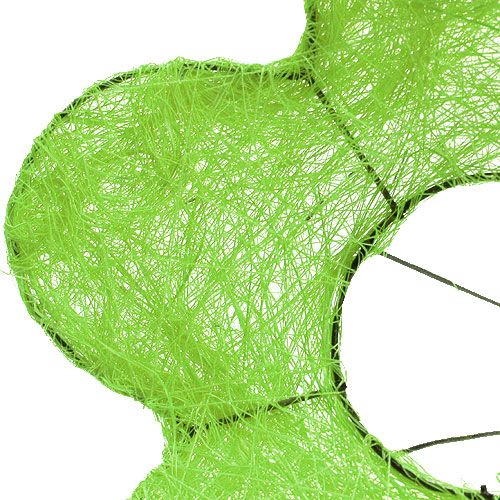 Floristik24 Sisal-mansetti 20cm vaaleanvihreä 8 kpl