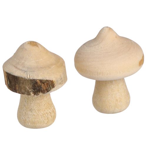 kohteita Scatter-koriste minisieniä puinen koristelu luonnollinen kuorella Ø2cm 36 kpl