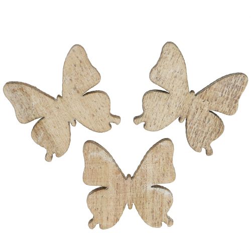 Floristik24 Scatter koristelu perhospuu luonnollinen 2cm 144 kpl