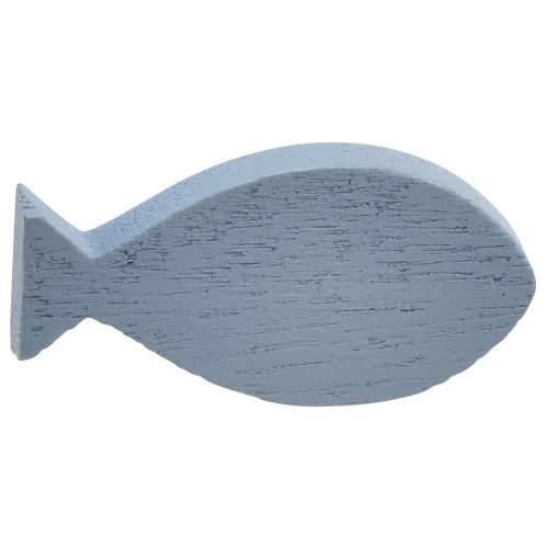 kohteita Scatter koristeet puukoristeet kala sininen valkoinen meri 3-8cm 24kpl