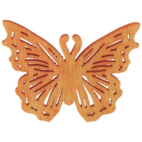 kohteita Scatter koristelu perhonen puinen pöytäkoristejousi 4×3cm 72kpl