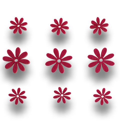 Huopakukat asetettu vaaleanpunaisiin 96kpl