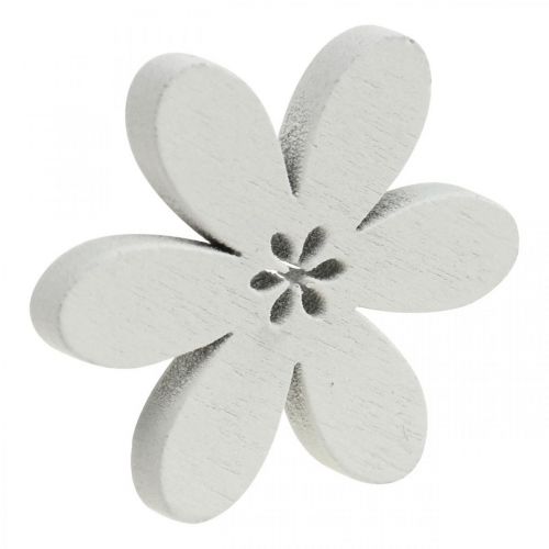 Puiset kukat hajallaan koriste kukkia purppura/vaaleanpunainen/valkoinen Ø3,5cm 48p