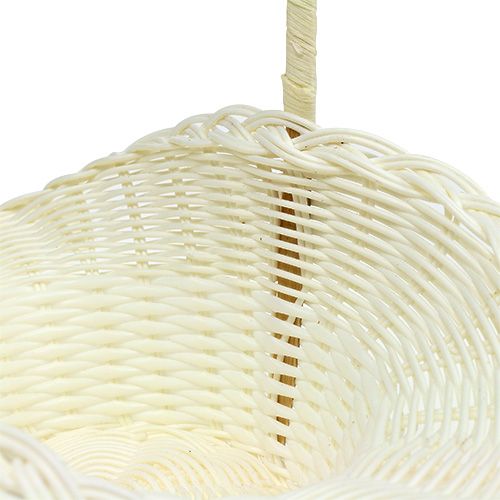 Floristik24 Hääkori muovivalkoinen Ø15cm K32cm