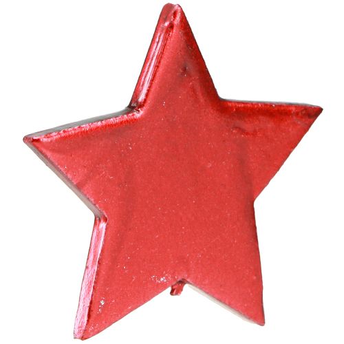 kohteita Punaiset tähdet -koristelu Ø3/5/7cm – 2. valinta – 44 kpl