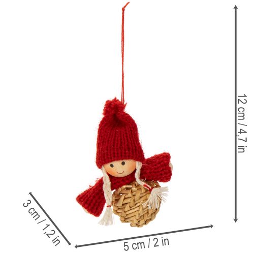 Olkikoristesetti joulukuusen koristeita hahmoja ja tähtiä 6cm 30kpl | Floristik24.fi