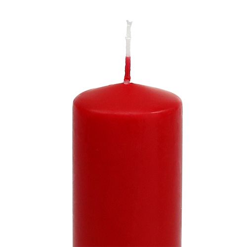 kohteita Pilarikynttilät punaiset adventtikynttilät kynttilät punaiset 200/50mm 24kpl