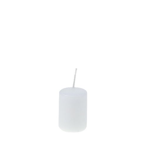 kohteita Pilarikynttilät valkoiset Adventtikynttilät pienet kynttilät 60/40mm 24kpl