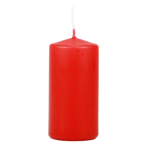 Pilarikynttilät punaiset adventtikynttilät kynttilät punaiset 100/50mm 24kpl