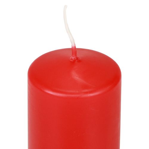 kohteita Pilarikynttilät punaiset adventtikynttilät kynttilät punaiset 120/50mm 24 kpl