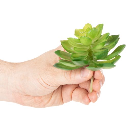 kohteita Keinotekoinen mehikasvi, vihreä, koristeeksi kulhoon tai maljakkoon, 10 cm, 4 kpl