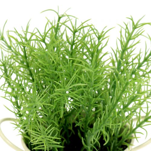 Floristik24 Keittiöyrtit sinkkipannussa keinotekoinen 16cm 4kpl