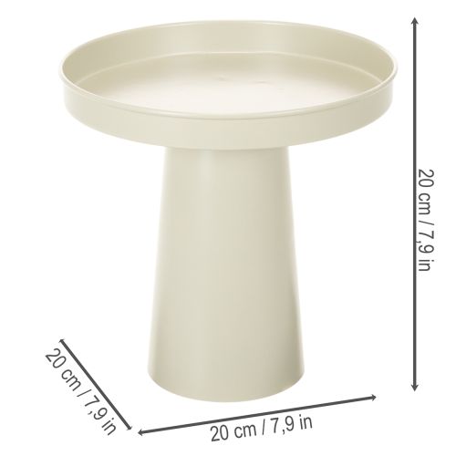 Tarjotinteline, koristeellinen kynttilöiden ja figuurien lautanen, 20 cm | Floristik24.fi