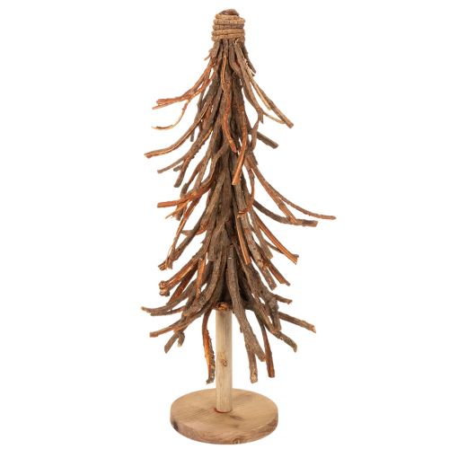 Pajunoksista tehty joulukuusi puisella jalustalla, 48 cm | Floristik24.fi