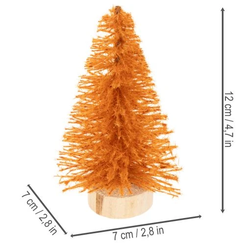 Miniatyyri keinotekoinen joulukuusi pöytäkoristeeseen, 12 cm, 6 kpl | Floristik24.fi