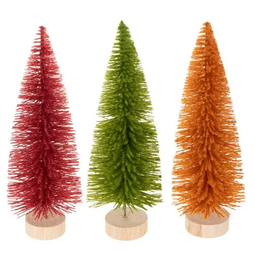 Keinotekoinen joulukuusi, koristeellinen pöytäkoristeena, 31 cm, 3 kpl ostaa | Floristik24.fi