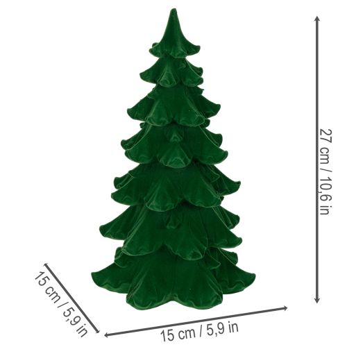 Joulukuusenkoriste juhlavaan pöytäkoristeeseen 27cm | Floristik24.fi