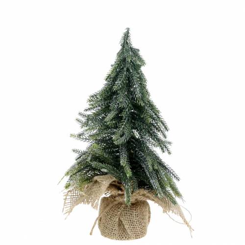 Floristik24 Deco joulukuusi kiiltävä vihreä 20cm