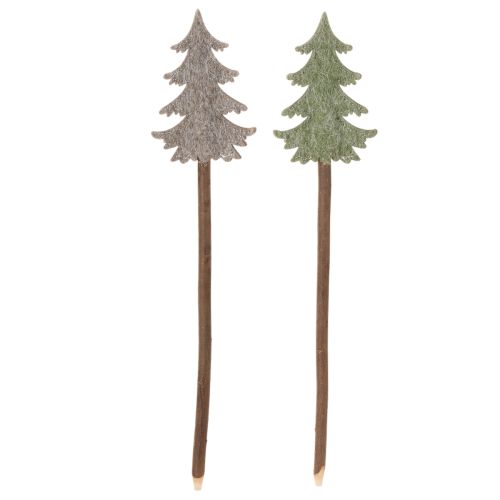 Koristeellinen joulukuusi varressa ruukkuihin ja korkeisiin asetelmiin, 45 cm, 6 kpl | Floristik24.fi