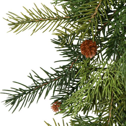 Floristik24 Kuusenseppele Thulia käpyillä vihreäruskea 182cm