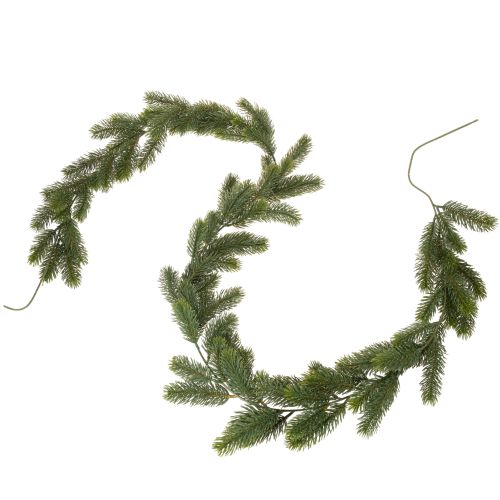 Keinotekoinen vihreä kuusen seppele juhlakoristeeseen, 200 cm | Floristik24.fi
