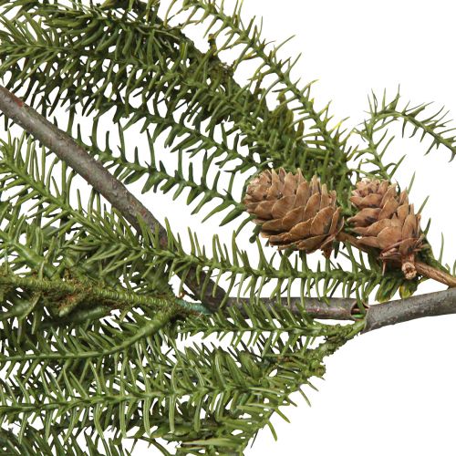 kohteita Kuusen seppele aidoilla joulukäpyillä 165cm