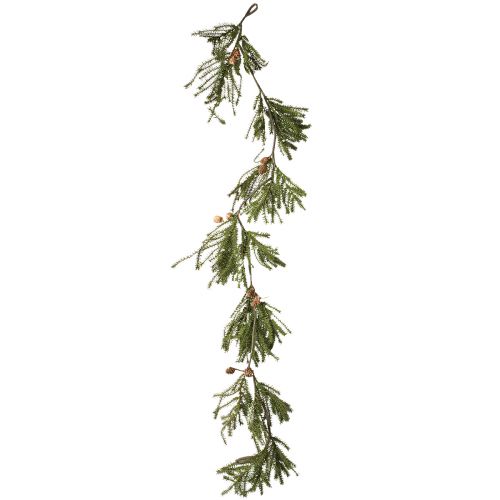 kohteita Kuusen seppele aidoilla joulukäpyillä 165cm