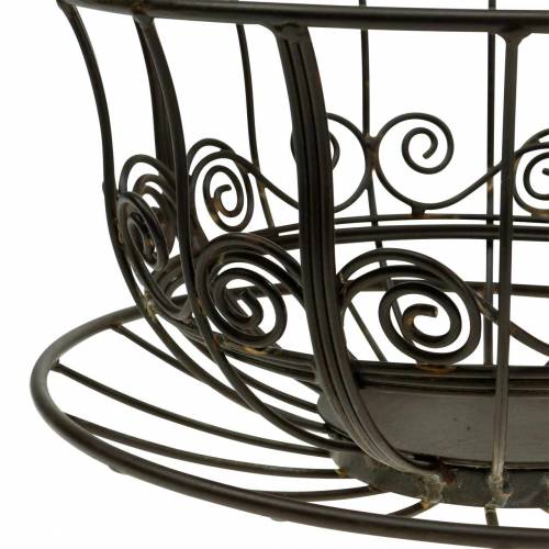 Floristik24 Koristekuppi tummanruskea Ø23cm K13,8cm