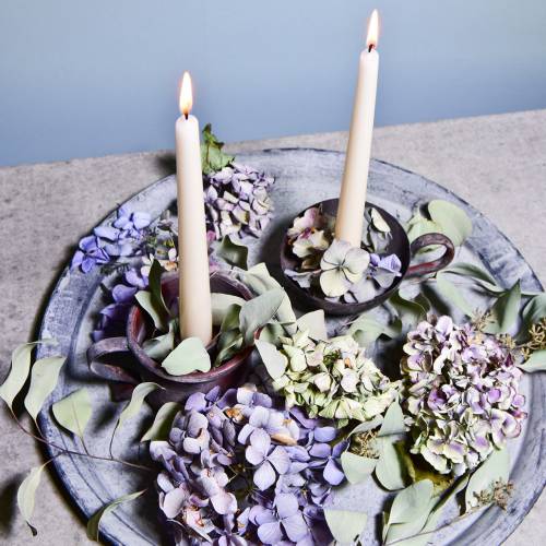 Floristik24 Antiikkisen näköinen kynttilänjalkakuppi Ø10cm H7cm