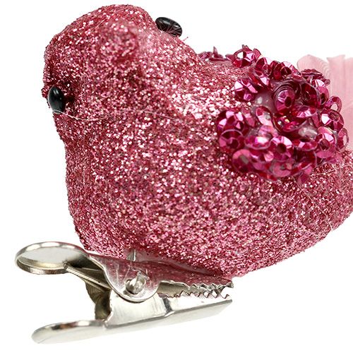 Floristik24 Värillinen kyyhkynen pidikkeessä 15cm 8kpl