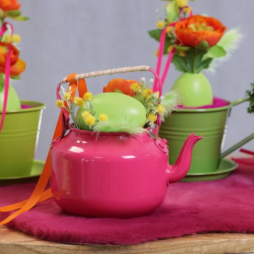 kohteita Teekannu, nostalginen maalaistyyli, koristeellinen olohuoneeseen tai keittiöön, 15 cm