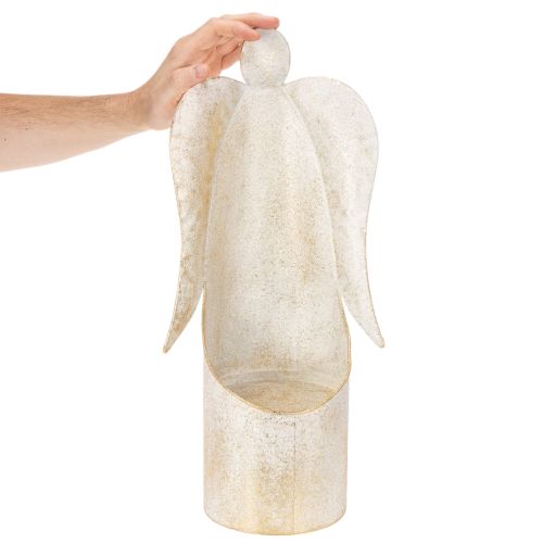 Enkelihahmokynttilänjalka, kulta, pöytäkoristeeseen, 50cm | Floristik24.fi
