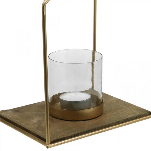 Lyhtytalo metallinen kynttilänjalka pöytäkoriste 26×20×35cm