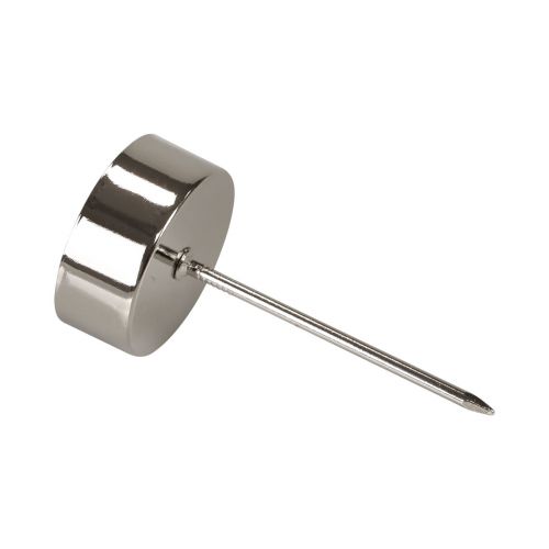 kohteita Kynttilänjalka Adventtiseppeleen kiinnittämiseen hopea Ø4cm 8 kpl