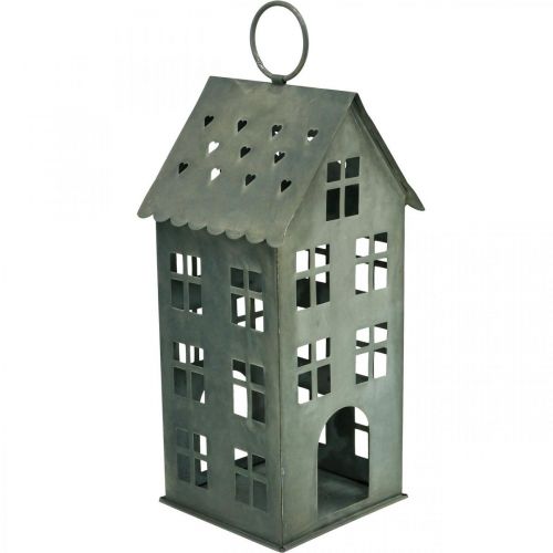 Floristik24 Lichthaus kynttiläteline Metallinen kynttilätalo H31,5cm