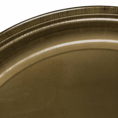 Floristik24 Koristelautanen metallipronssista lasiteefektillä Ø50cm