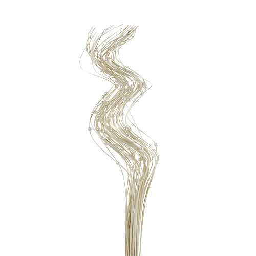 Floristik24 Ting Ting Curly helmillä 60cm valkaistu 40 kpl