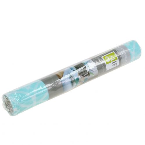 Floristik24 Vaaleansininen kuviollinen pöytäliina 30cm x 300cm