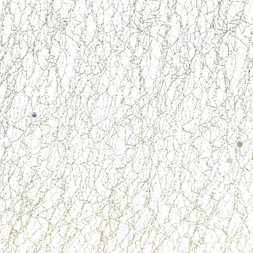 Floristik24 Pöytäliitosuoja pöytäjalka Champagne Glitter L35cm L200cm