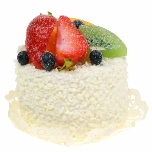 Floristik24 Koristeelliset tartletit hedelmillä mansikkaruokareplica 7cm