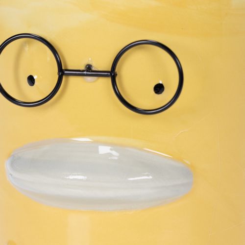 kohteita Sylinterinmuotoinen koristeellinen keraaminen ankkamaljakko tyylikkääseen kotiin, 13 cm, 2 kpl