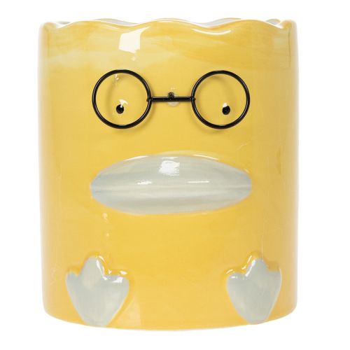 kohteita Sylinterinmuotoinen koristeellinen keraaminen ankkamaljakko tyylikkääseen kotiin, 13 cm, 2 kpl